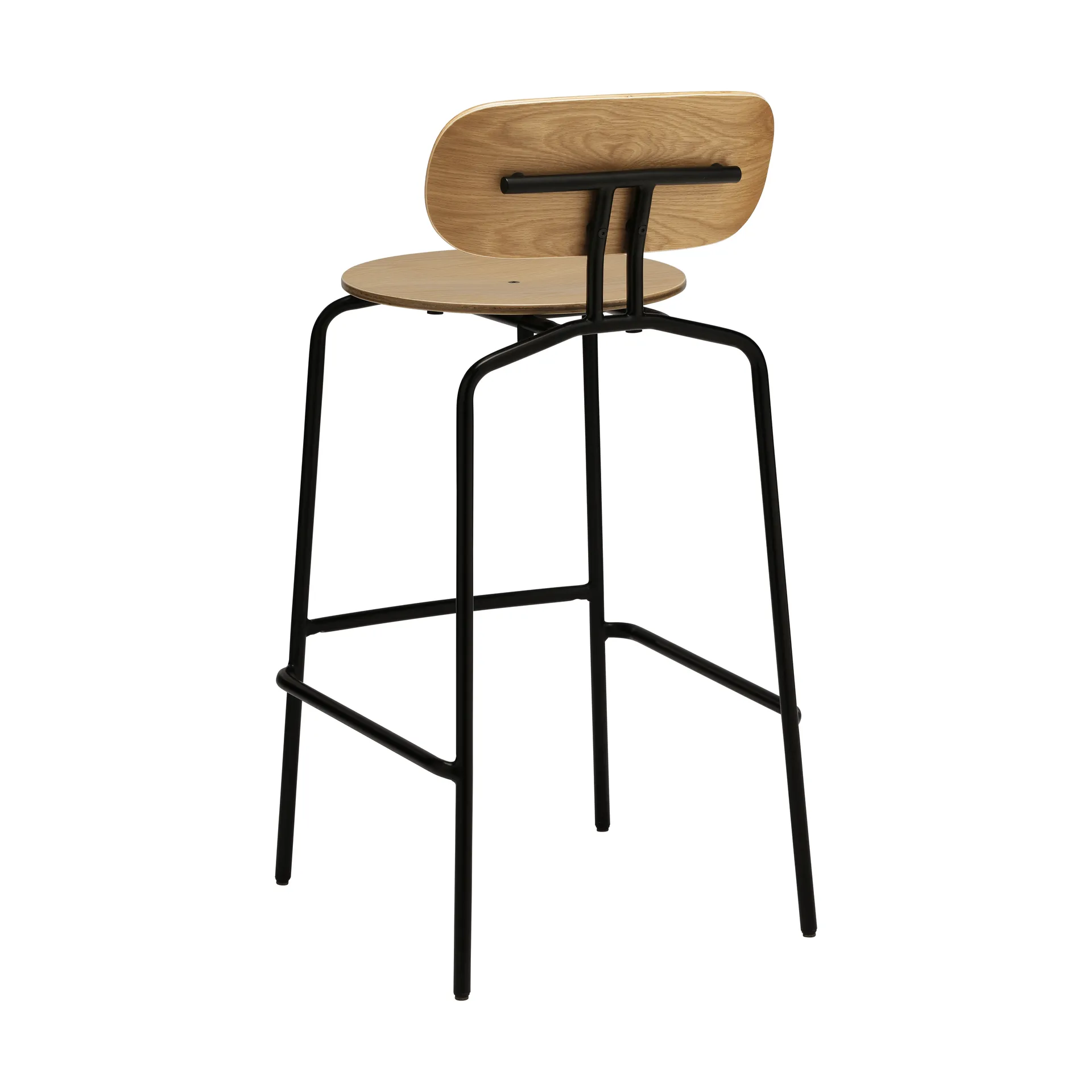 Curious σκαμπό μπαρ 75 εκ., Oak-black Umage