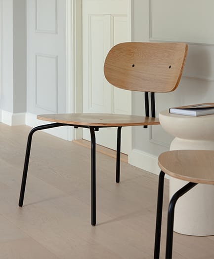 Curious πολυθρόνα lounge, Oak-black Umage