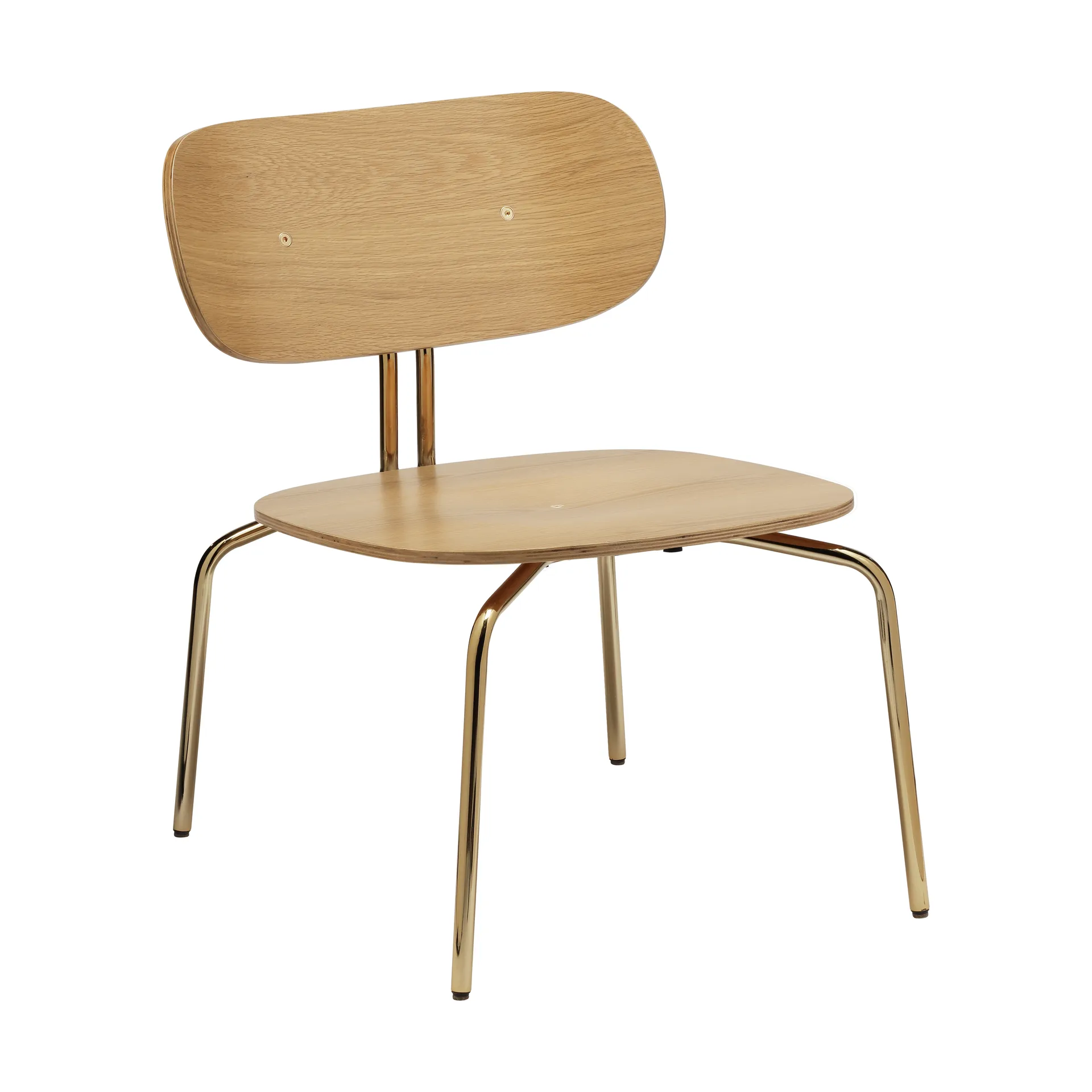 Curious πολυθρόνα lounge, Oak-brass Umage
