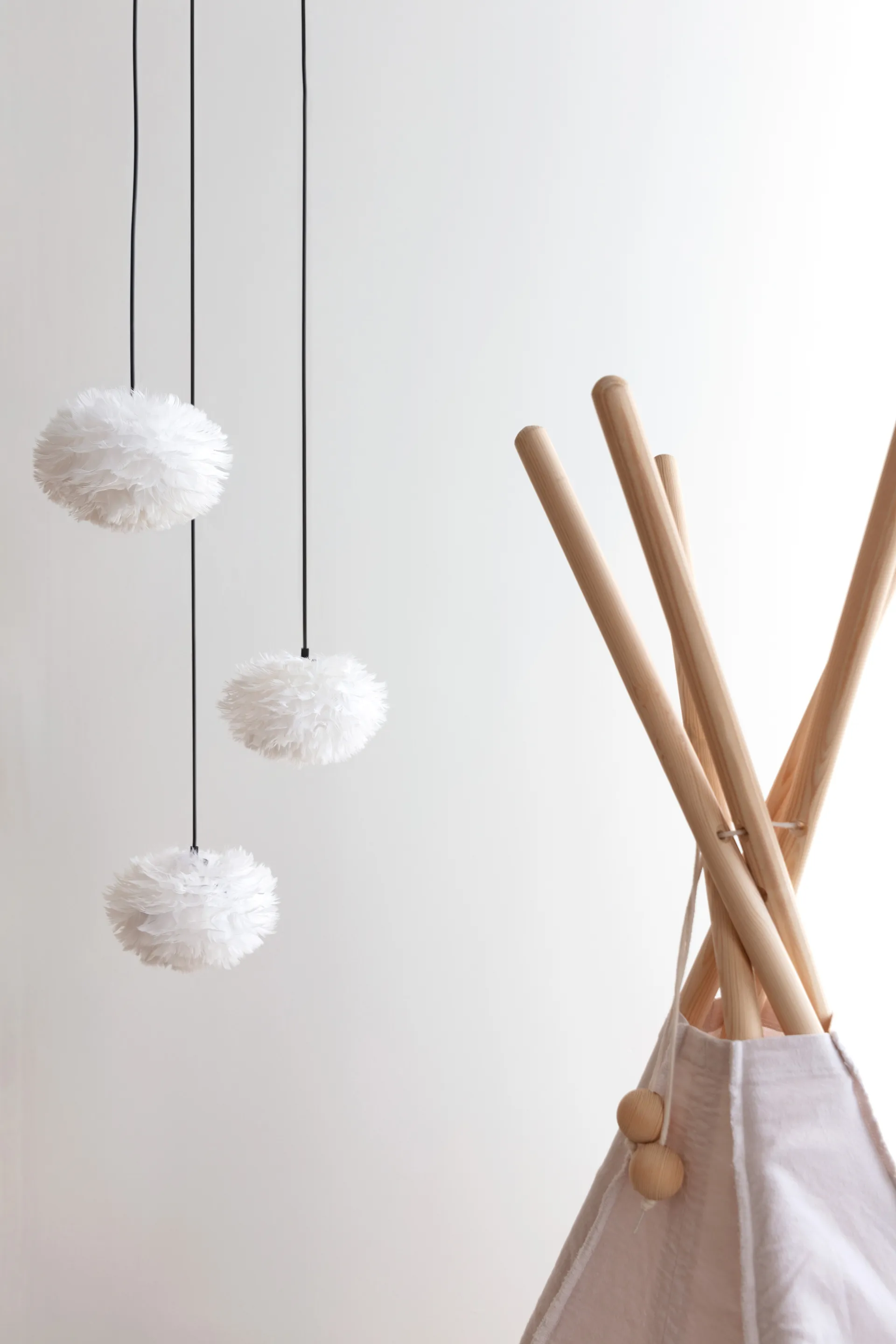 Eos Nano φωτιστικό οροφής, Λευκό, cluster 3 Umage