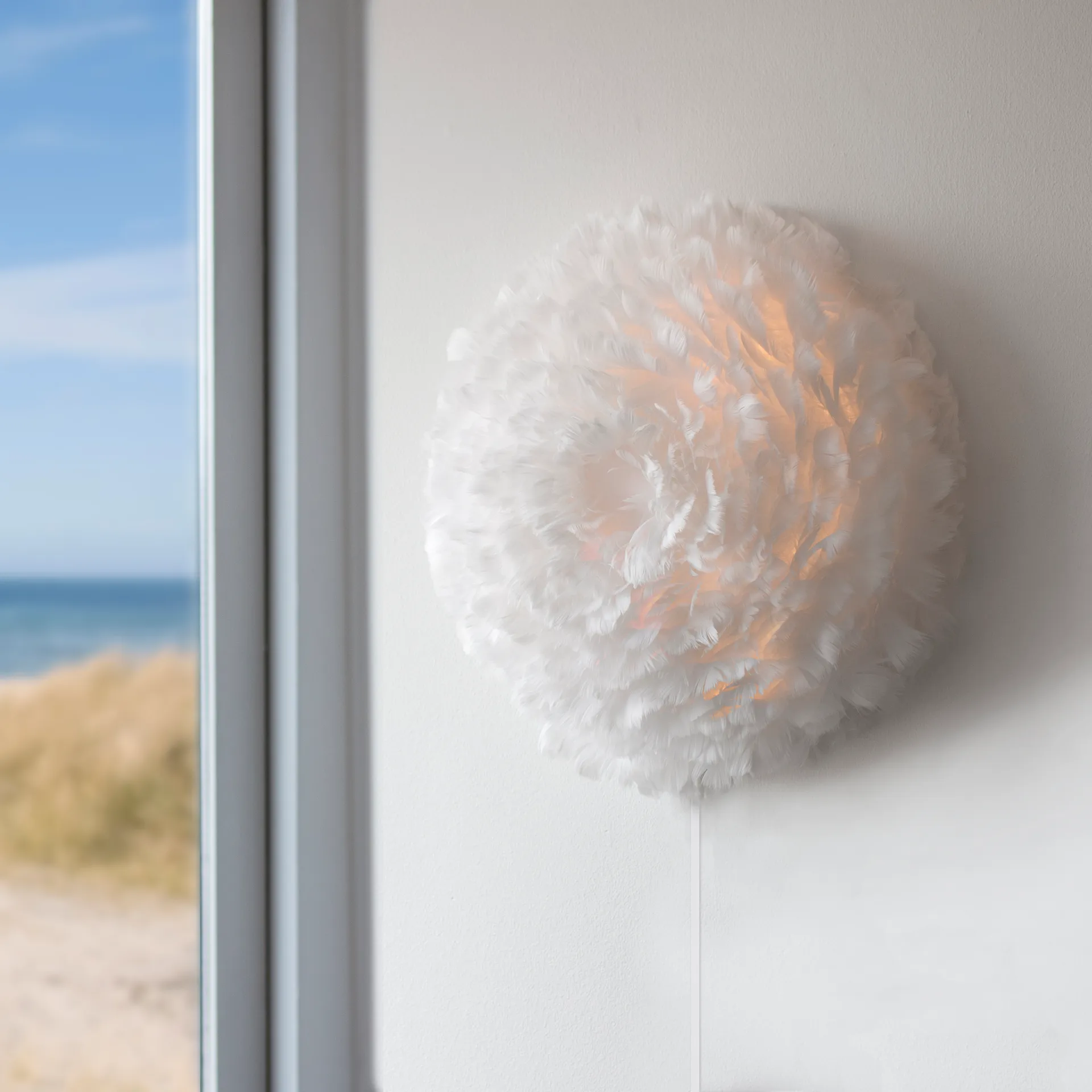 Eos Up φωτιστικό οροφής λευκό, 40 cm Umage