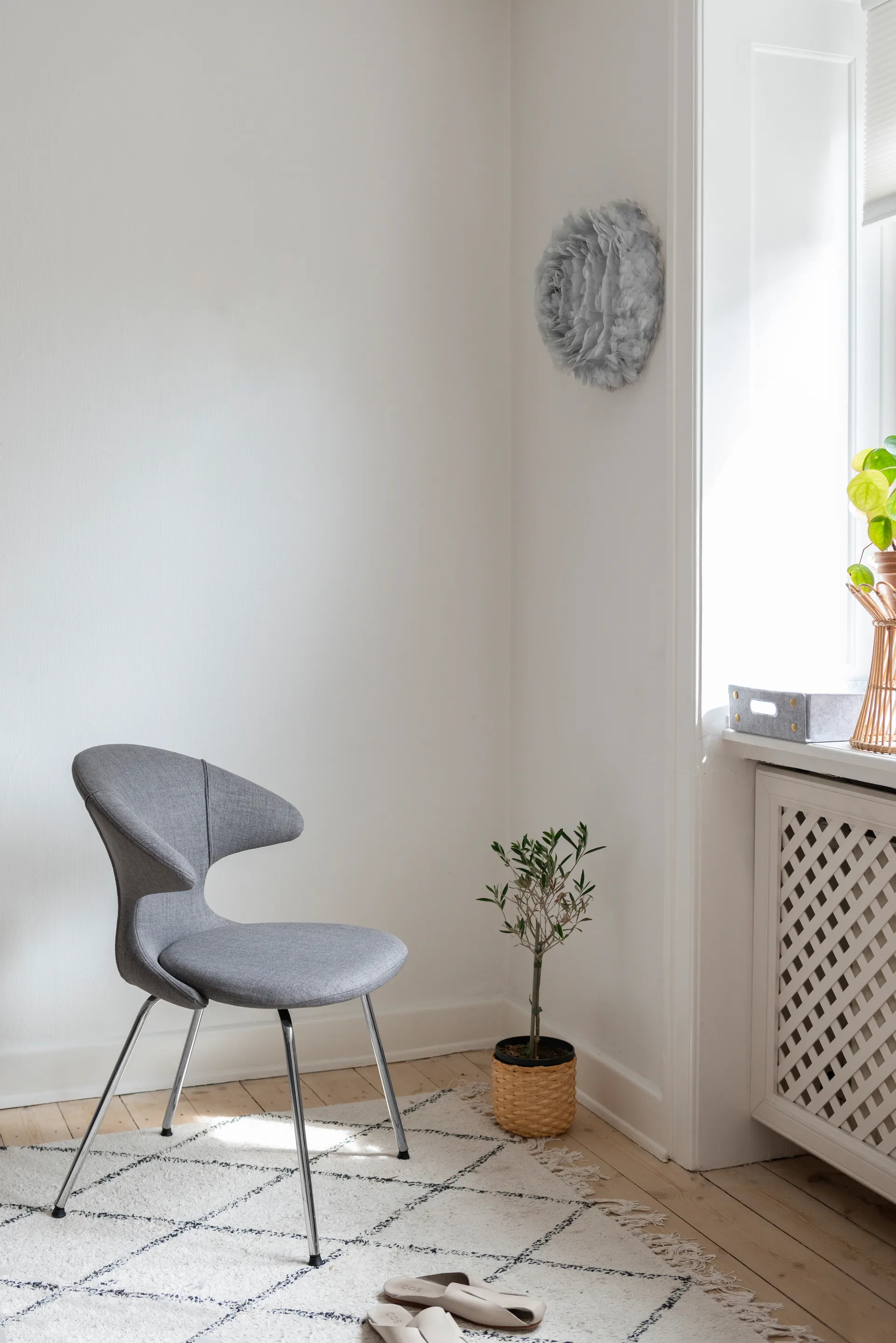 Eos Up φωτιστικό οροφής γκρι, 45 cm Umage