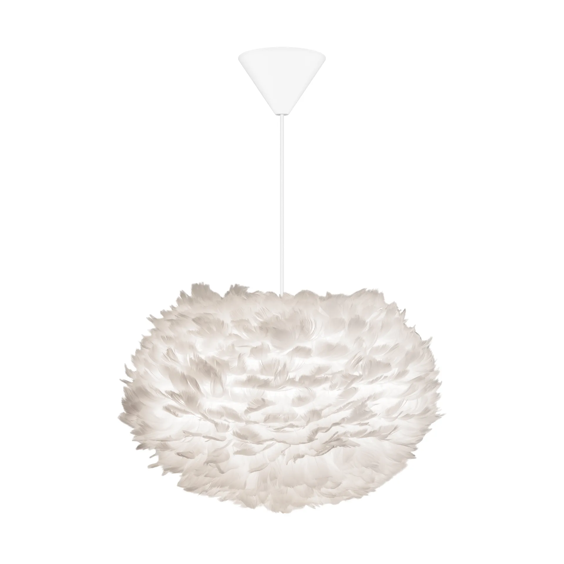 Κρεμαστό φωτιστικό Eos μεσαίο λευκό Umage