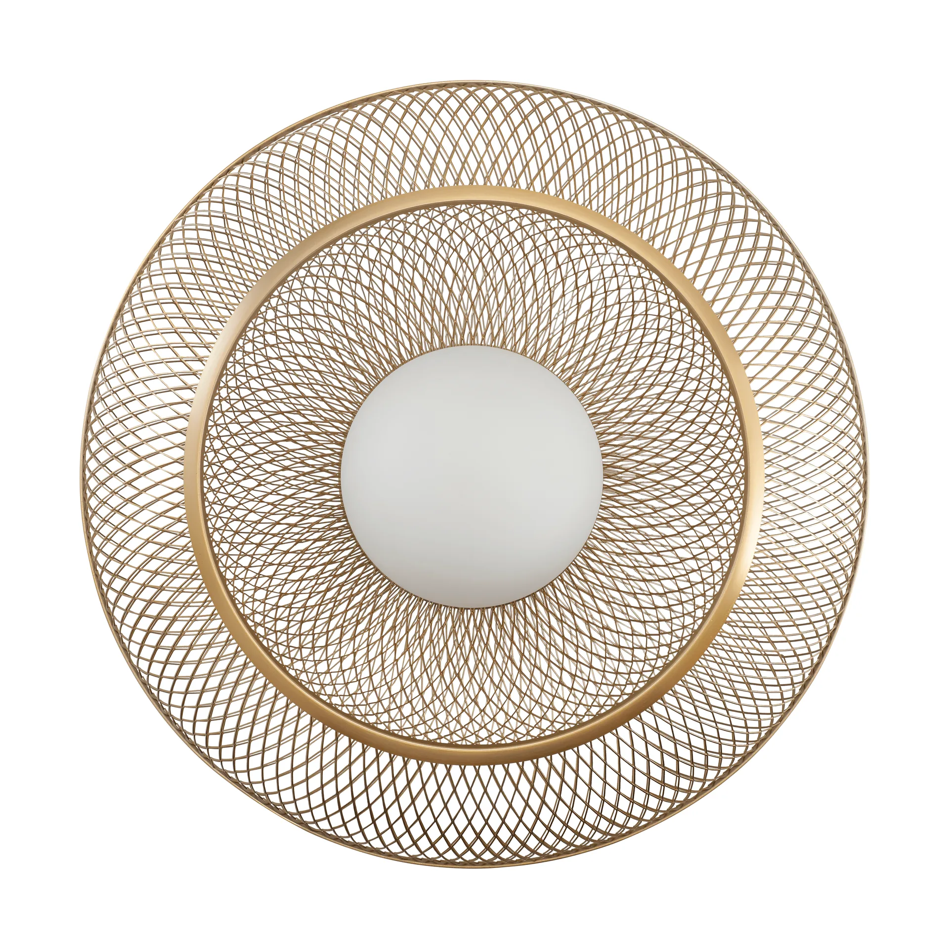 Faraday Up medium πλαφονιέρα, Brushed Brass Umage