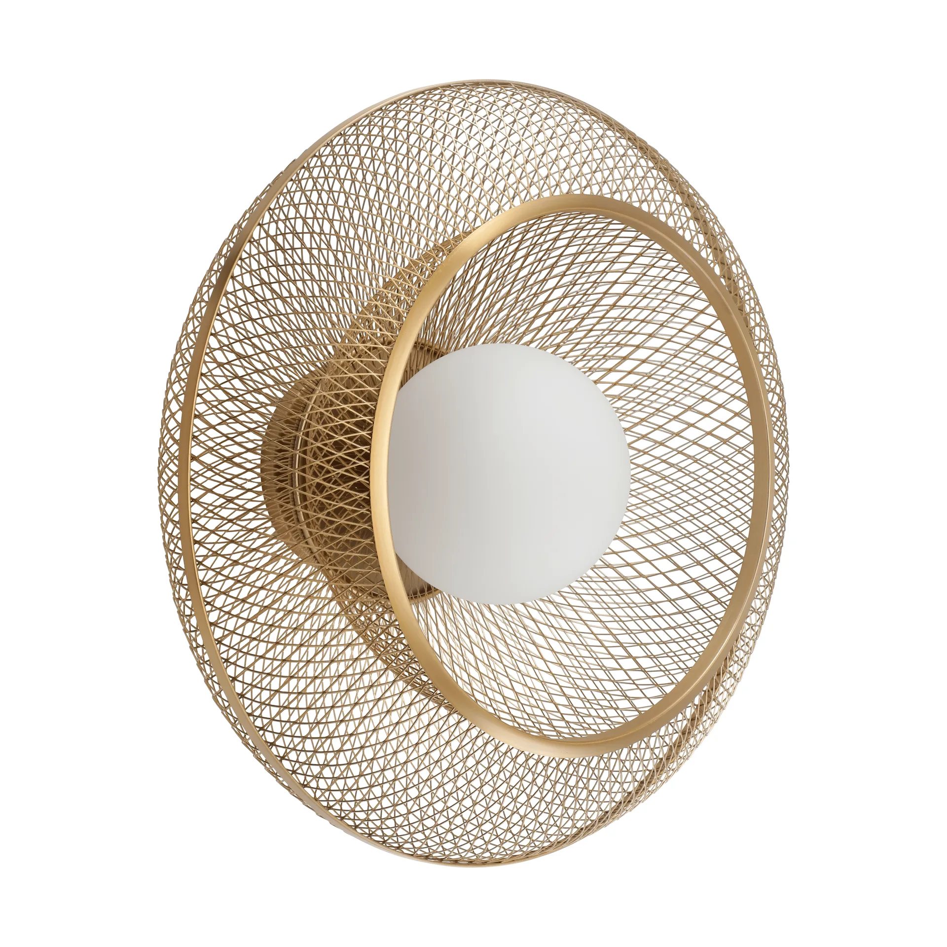Faraday Up medium πλαφονιέρα, Brushed Brass Umage