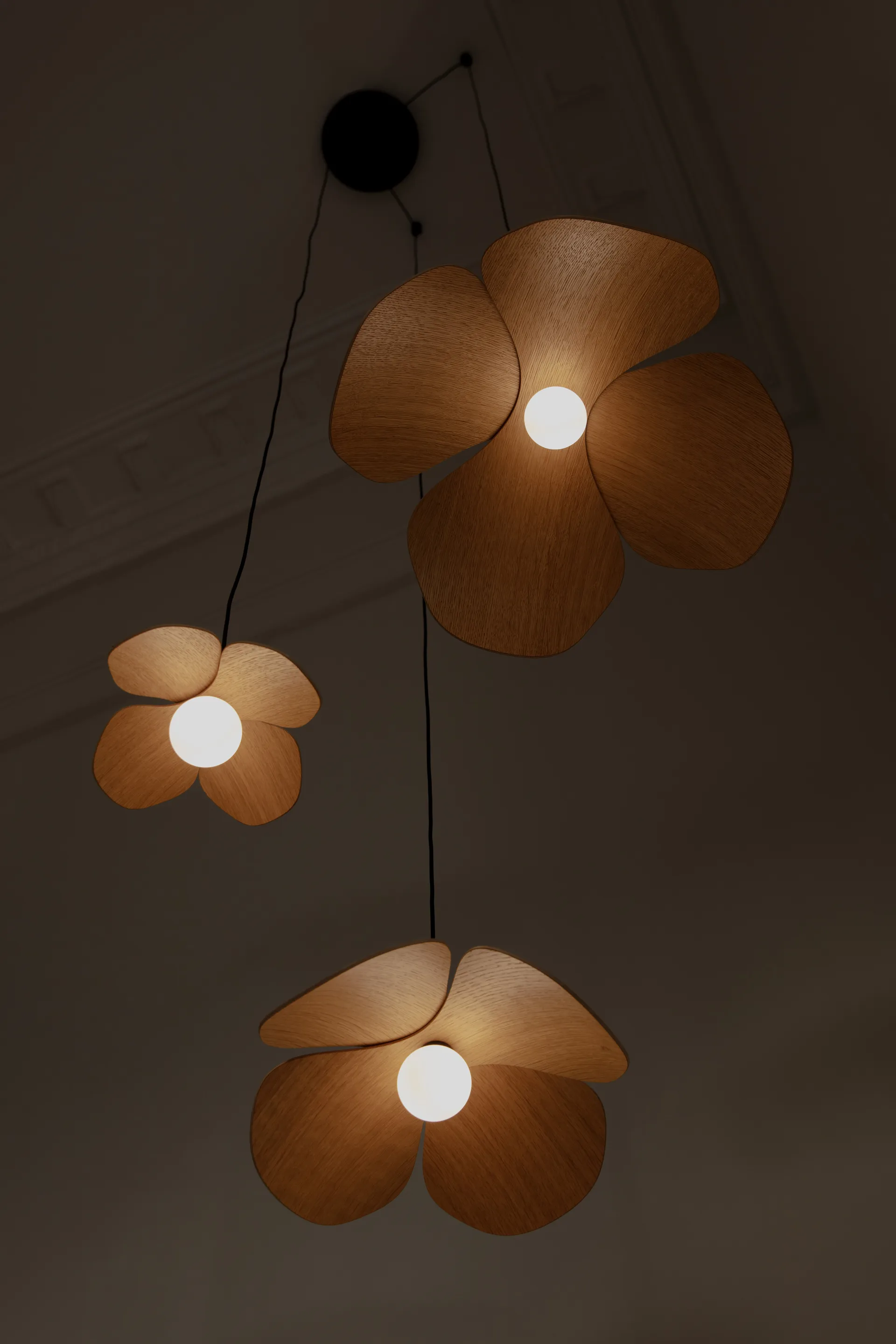 Forget Me Not φωτιστικό οροφής medium, Ομάδα βελανιδιάς 5 Umage