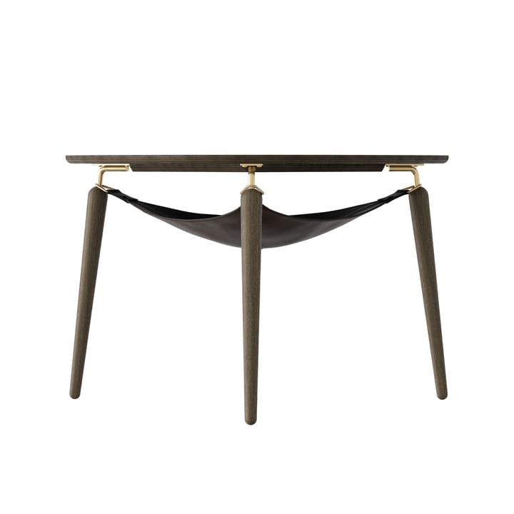 Hang Out τραπεζάκι του καφέ - Dark oak-brass - Umage