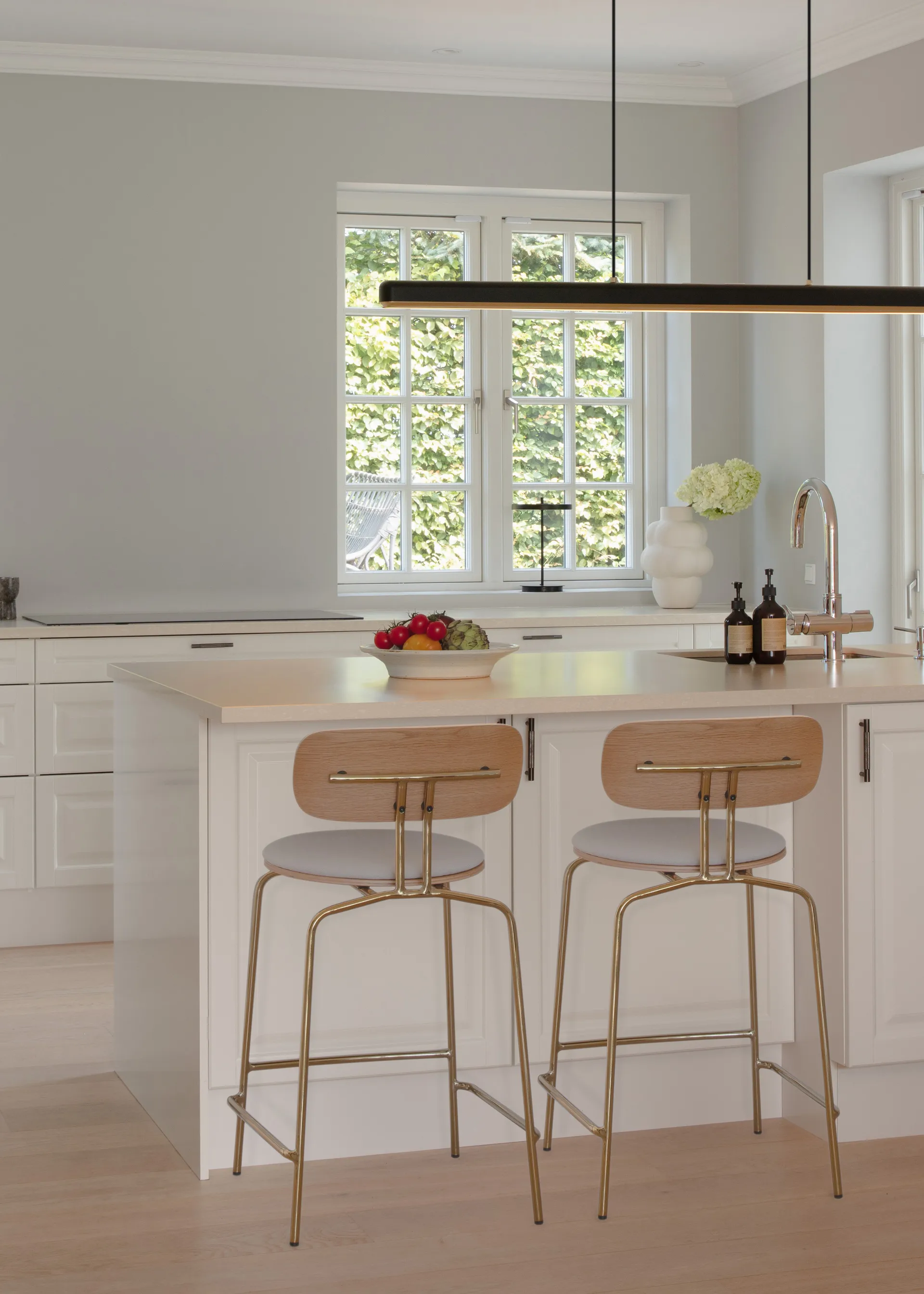 Hazel Branch 1,5m κρεμαστό φωτιστικό, Black-brass Umage