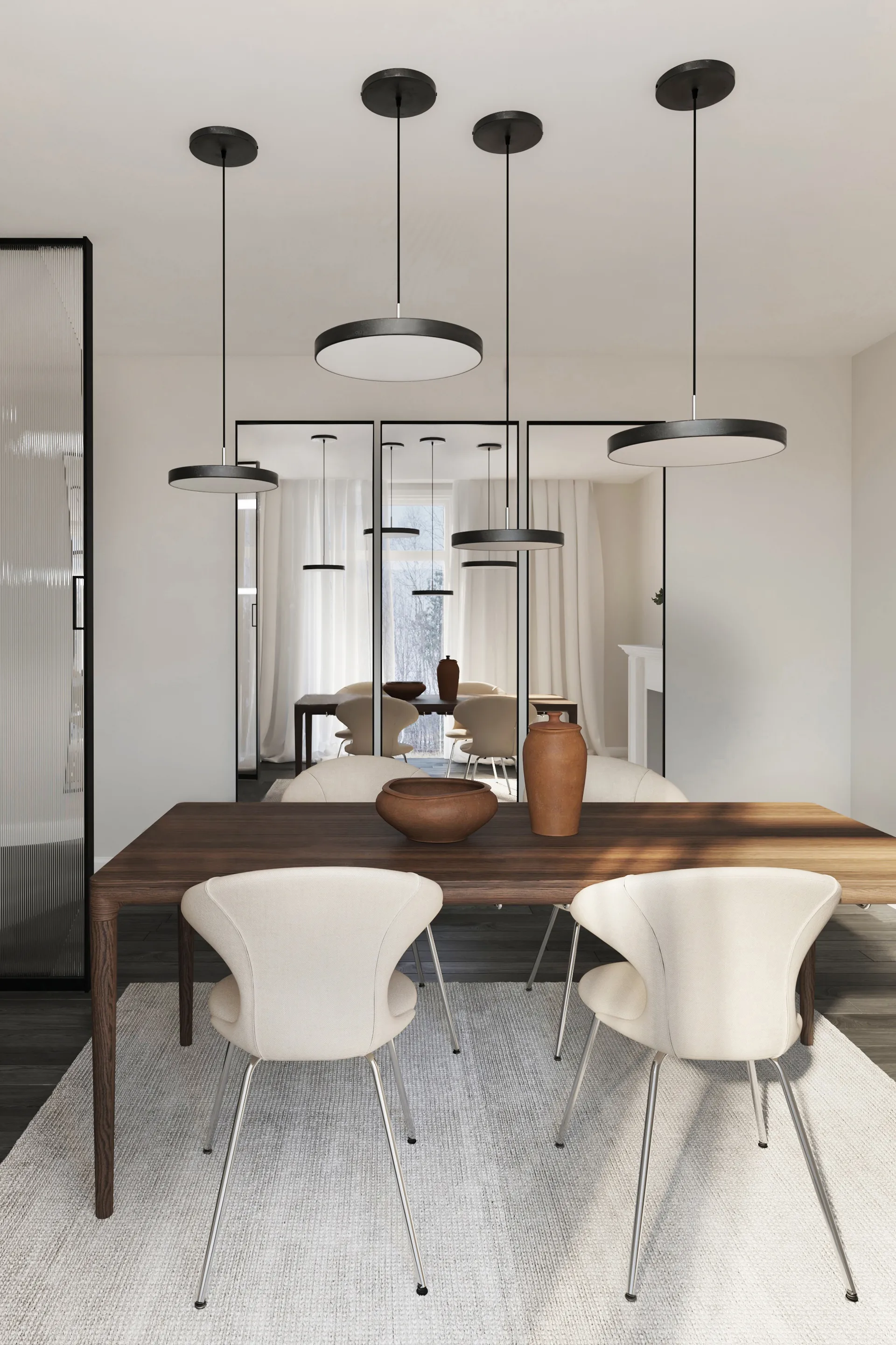 Heart'n'Soul τραπεζαρία 90x200 εκ., Dark oak Umage