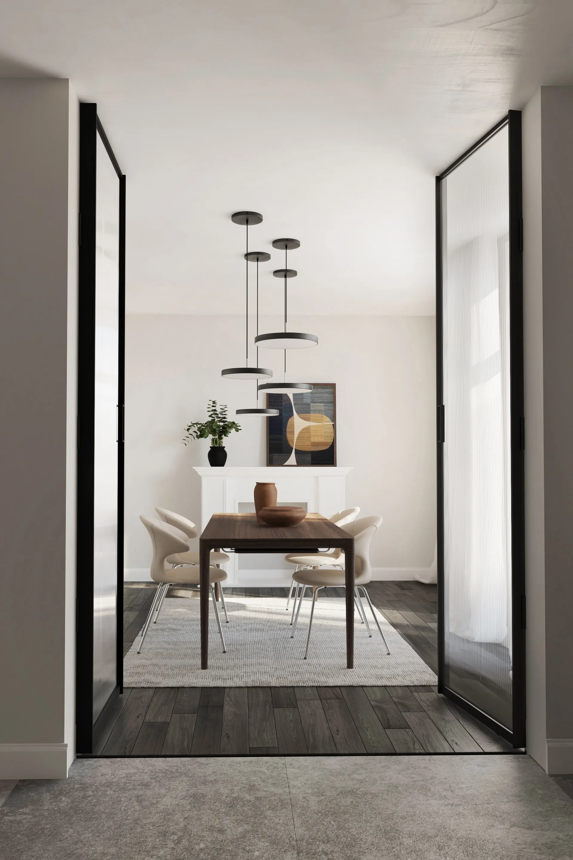 Heart'n'Soul τραπεζαρία 90x200 εκ., Dark oak Umage