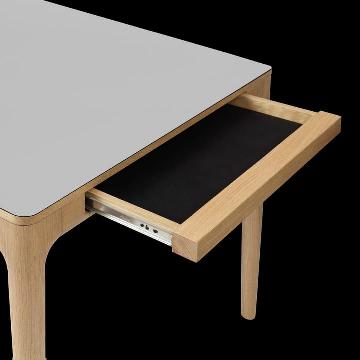 Heart'n'Soul τραπεζαρία 90x200 εκ., Oak-cloud grey Umage