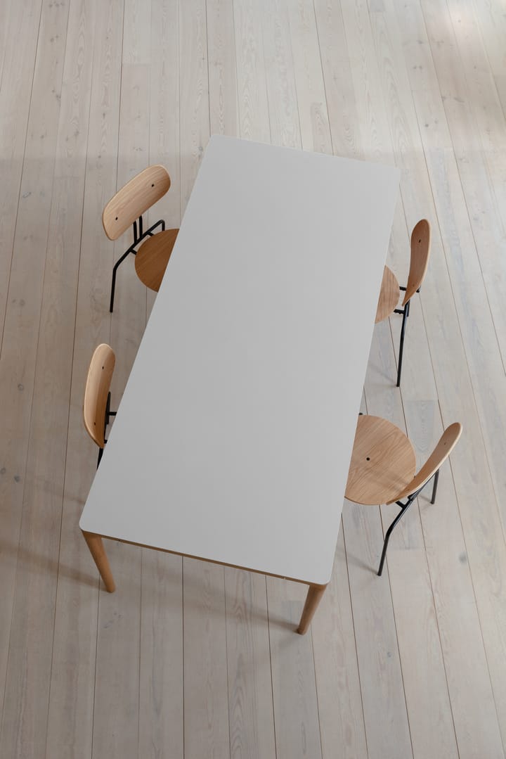 Heart'n'Soul τραπεζαρία 90x200 εκ., Oak-cloud grey Umage