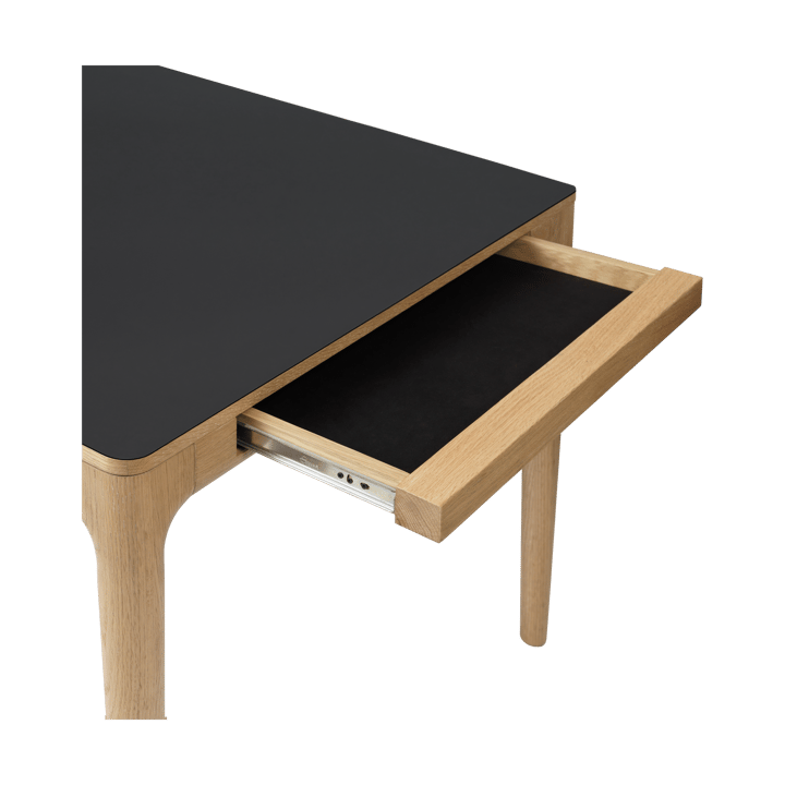 Heart'n'Soul τραπεζαρία 90x200 εκ., Oak-obsidian black Umage