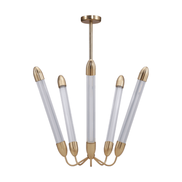 Lemon Squeeze Penta long φωτιστικό οροφής  - Plated brass - Umage