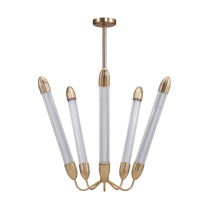 Lemon Squeeze Penta long φωτιστικό οροφής , Plated brass Umage