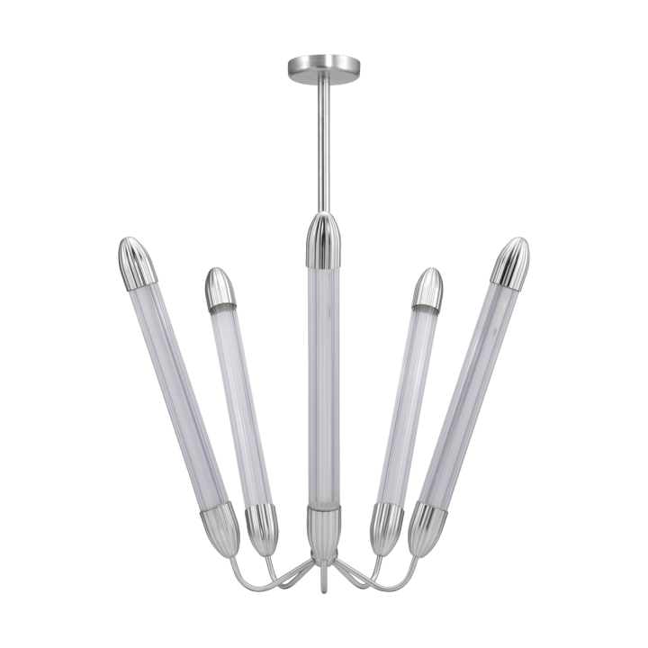 Lemon Squeeze Penta long φωτιστικό οροφής , Polished steel Umage
