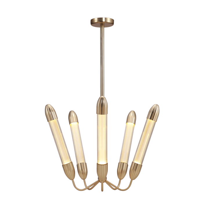 Lemon Squeeze Penta short φωτιστικό οροφής - Plated brass - Umage