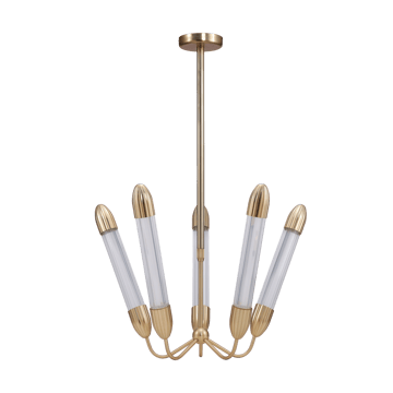 Lemon Squeeze Penta short φωτιστικό οροφής - Plated brass - Umage