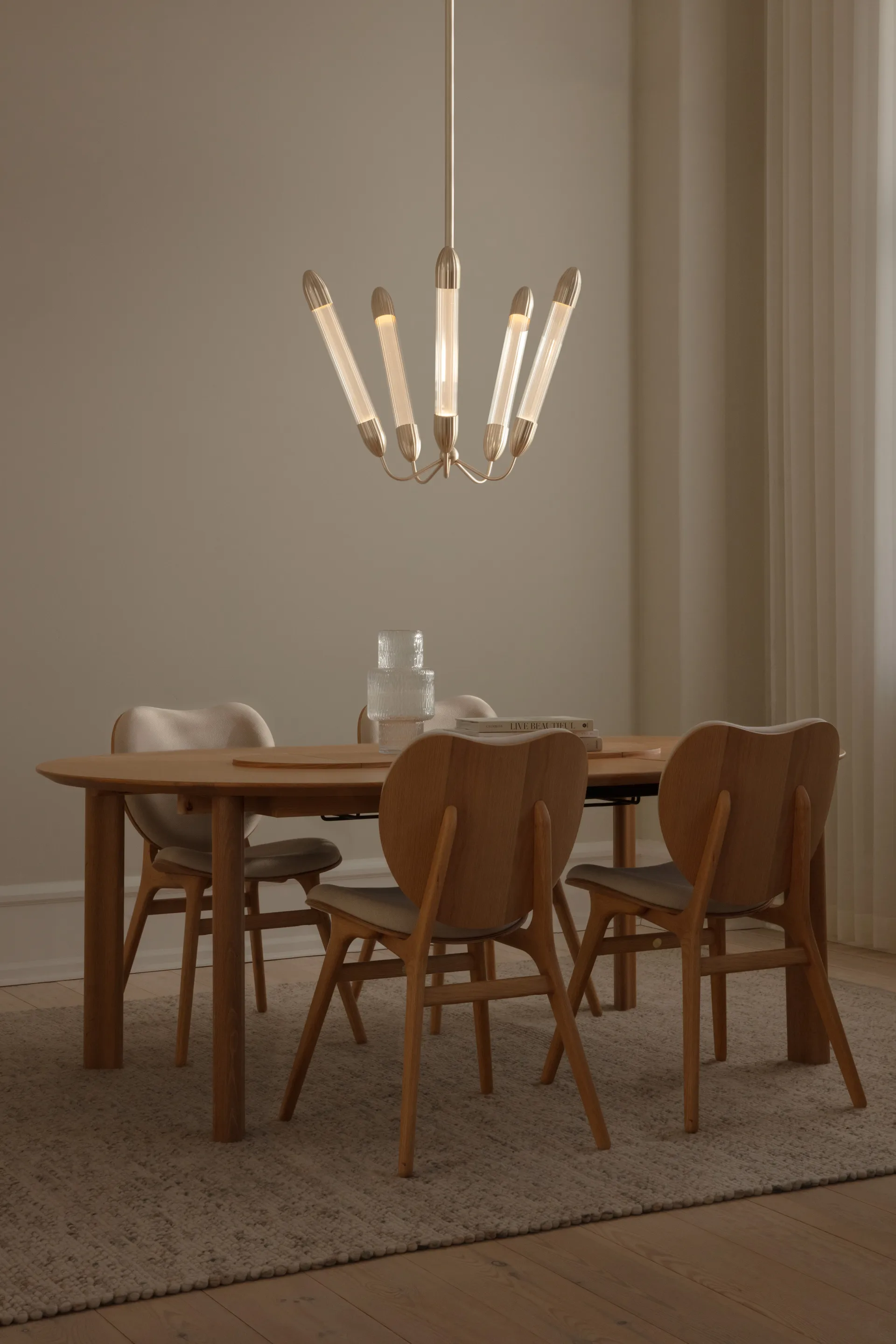 Lemon Squeeze Penta short φωτιστικό οροφής, Plated brass Umage