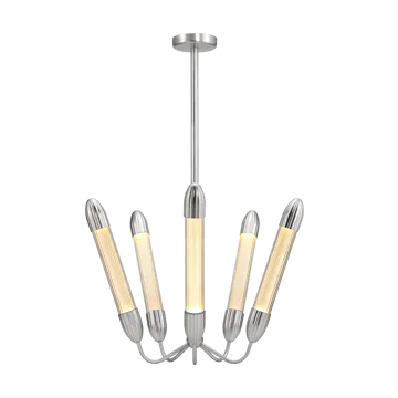 Lemon Squeeze Penta short φωτιστικό οροφής - Polished steel - Umage