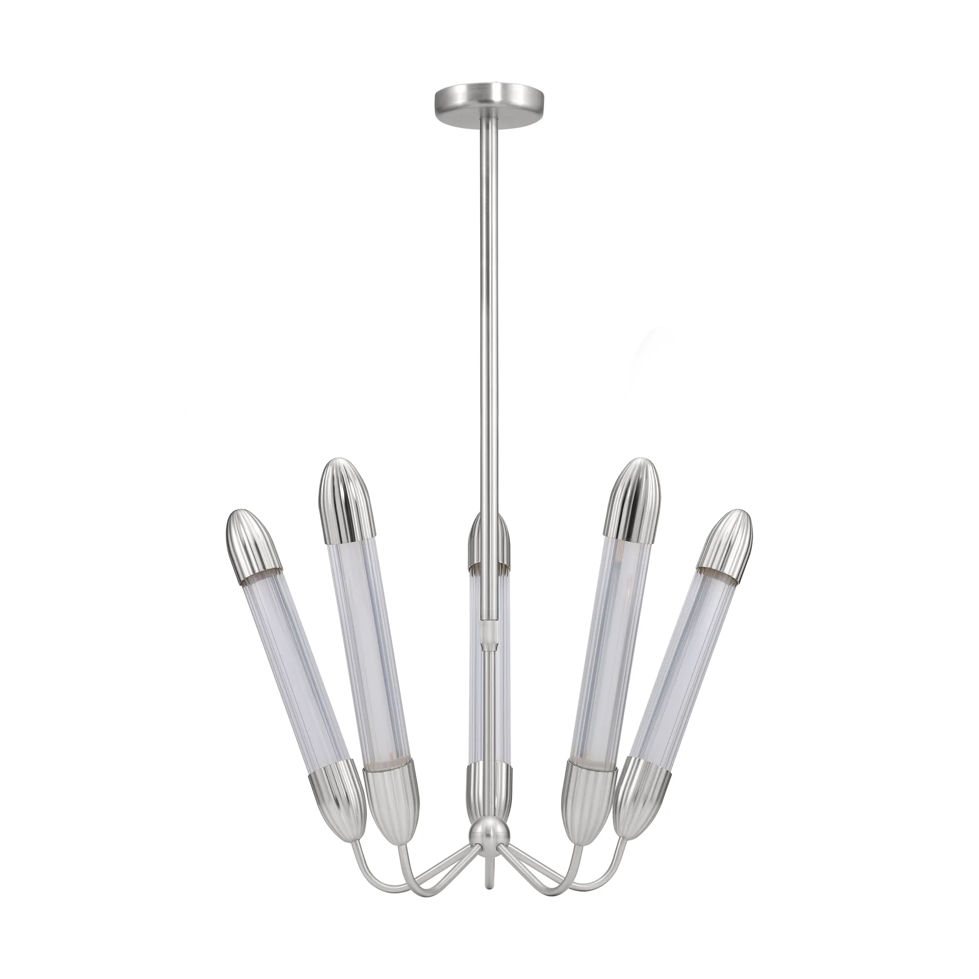 Lemon Squeeze Penta short φωτιστικό οροφής, Polished steel Umage