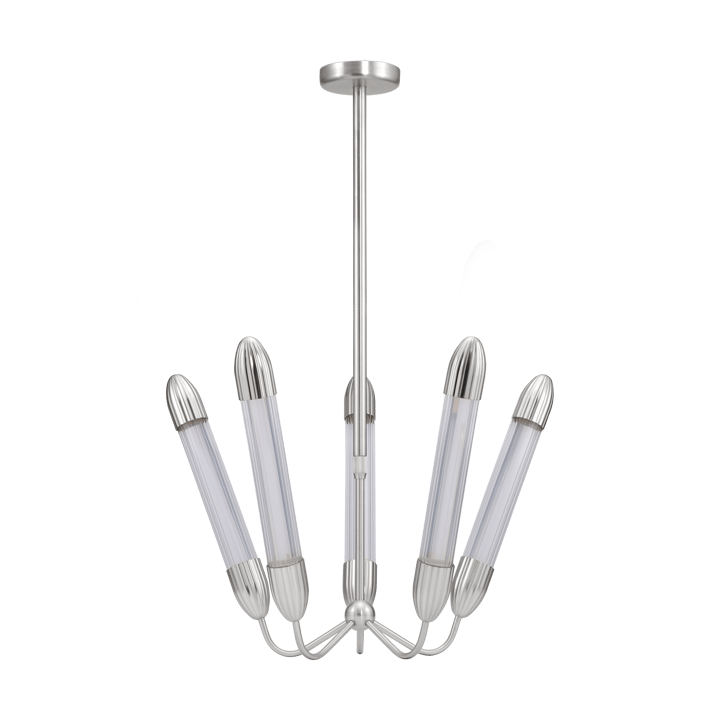 Lemon Squeeze Penta short φωτιστικό οροφής, Polished steel Umage
