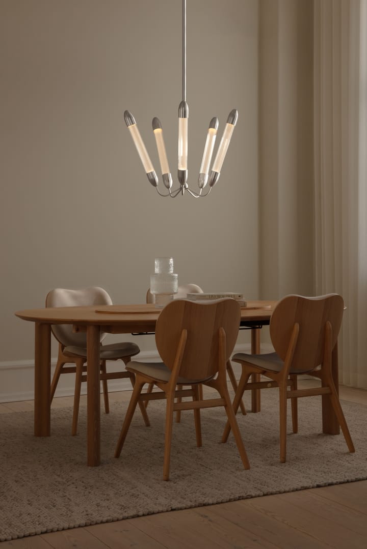 Lemon Squeeze Penta short φωτιστικό οροφής, Polished steel Umage