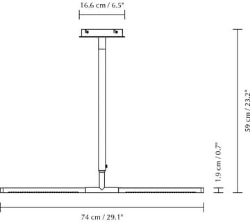Omni Ceiling φωτιστικό οροφής - Steel - Umage