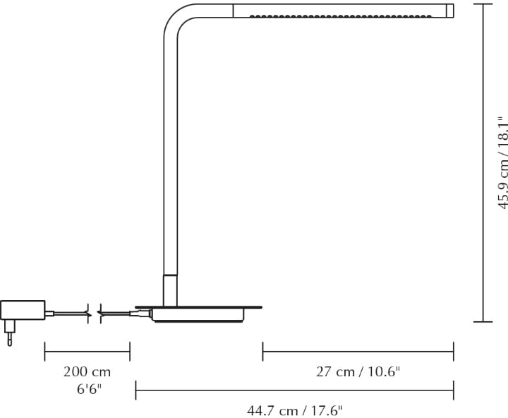 Επιτραπέζιο φωτιστικό Omni Table, Steel Umage