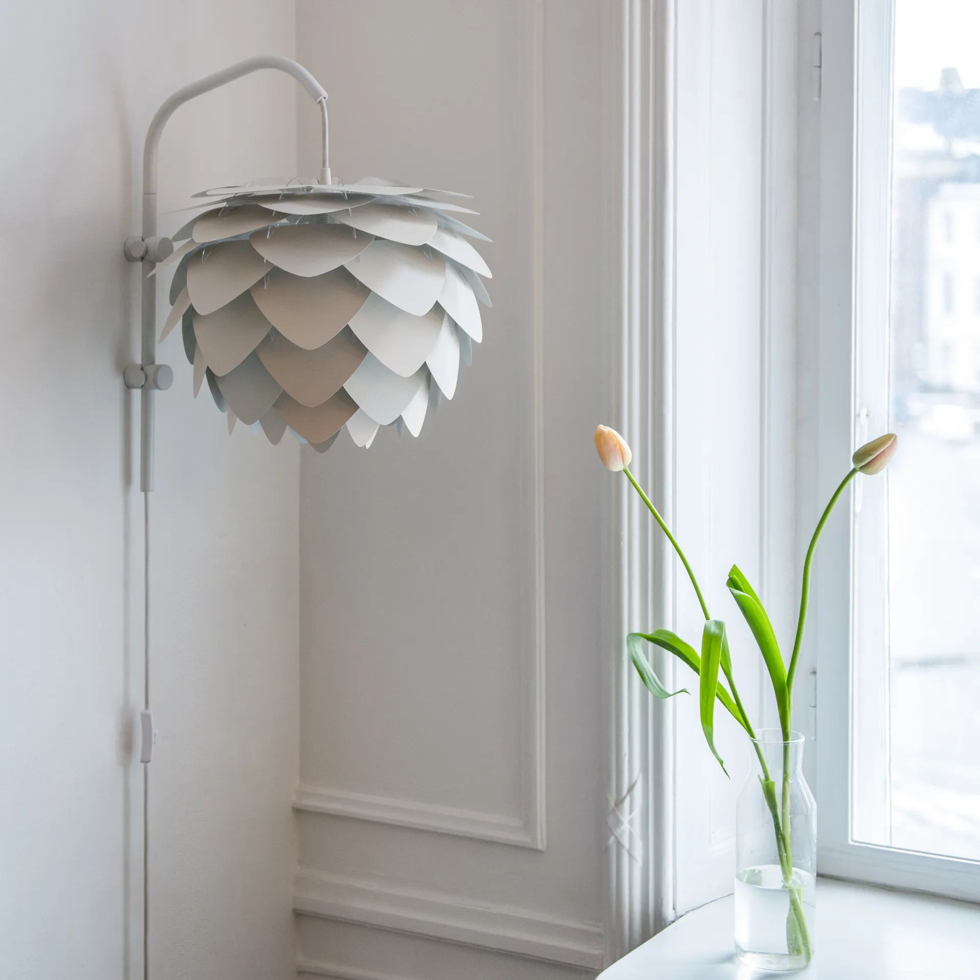 Willow κρεμάστρες τοίχου μίνι, λευκό Umage