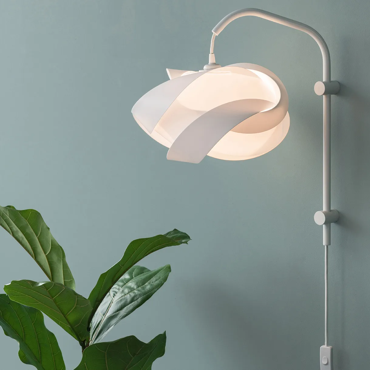 Willow κρεμάστρες τοίχου μίνι, λευκό Umage