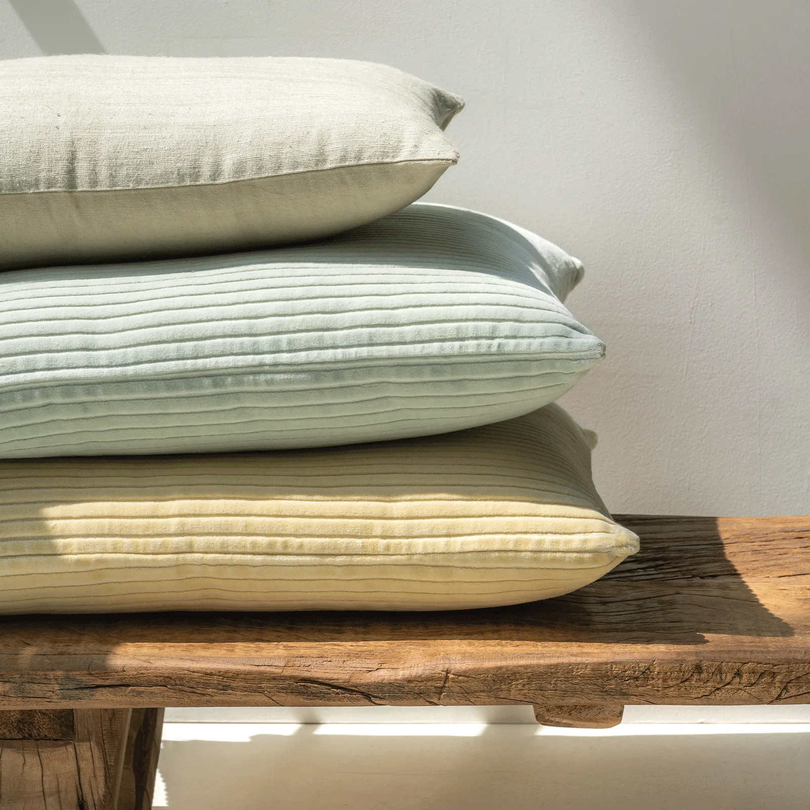 Heavy Ribcord μαξιλάρι 50x50 cm, Ομίχλη της θάλασσα URBAN NATURE CULTURE