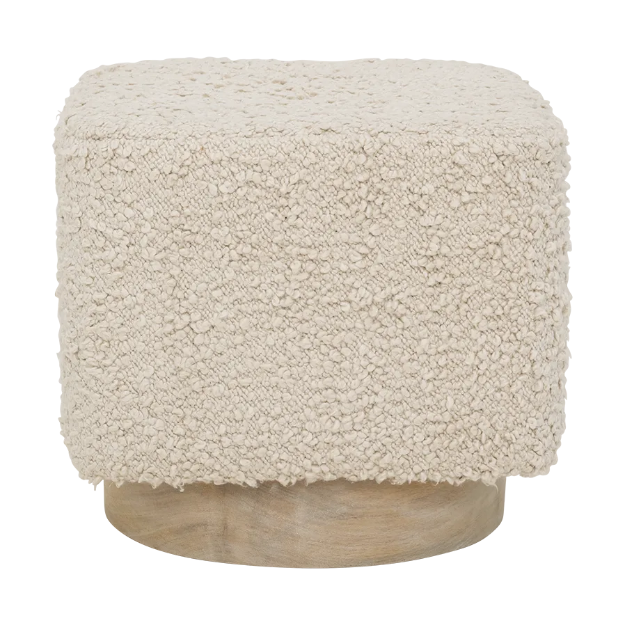 Kaura πουφ 38 cm, Off white URBAN NATURE CULTURE