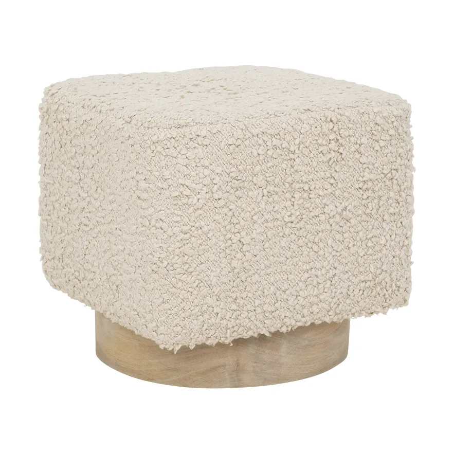 Kaura πουφ 38 cm, Off white URBAN NATURE CULTURE