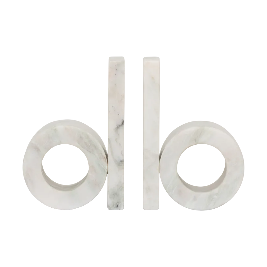 Βιβλιοστάτες Orlin 2 τεμαχίων, Μάρμαρο URBAN NATURE CULTURE