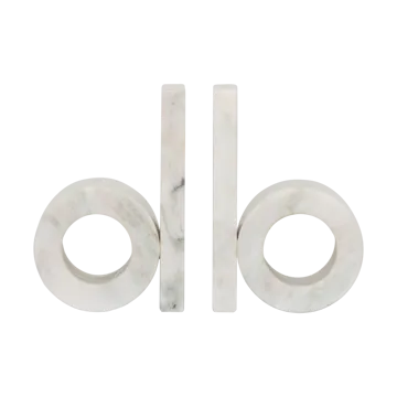 Βιβλιοστάτες Orlin 2 τεμαχίων - Μάρμαρο - URBAN NATURE CULTURE