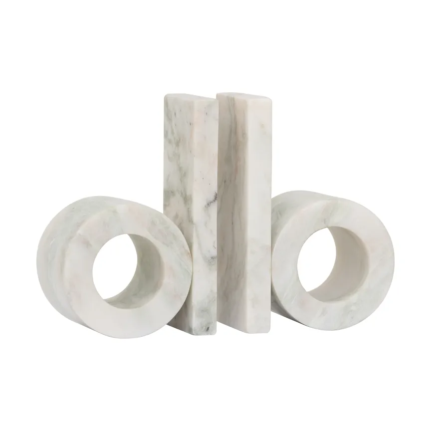 Βιβλιοστάτες Orlin 2 τεμαχίων, Μάρμαρο URBAN NATURE CULTURE