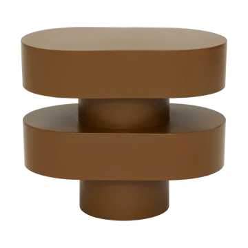 Ovaali πλαϊνό τραπέζι 34 cm - Golden brown - URBAN NATURE CULTURE