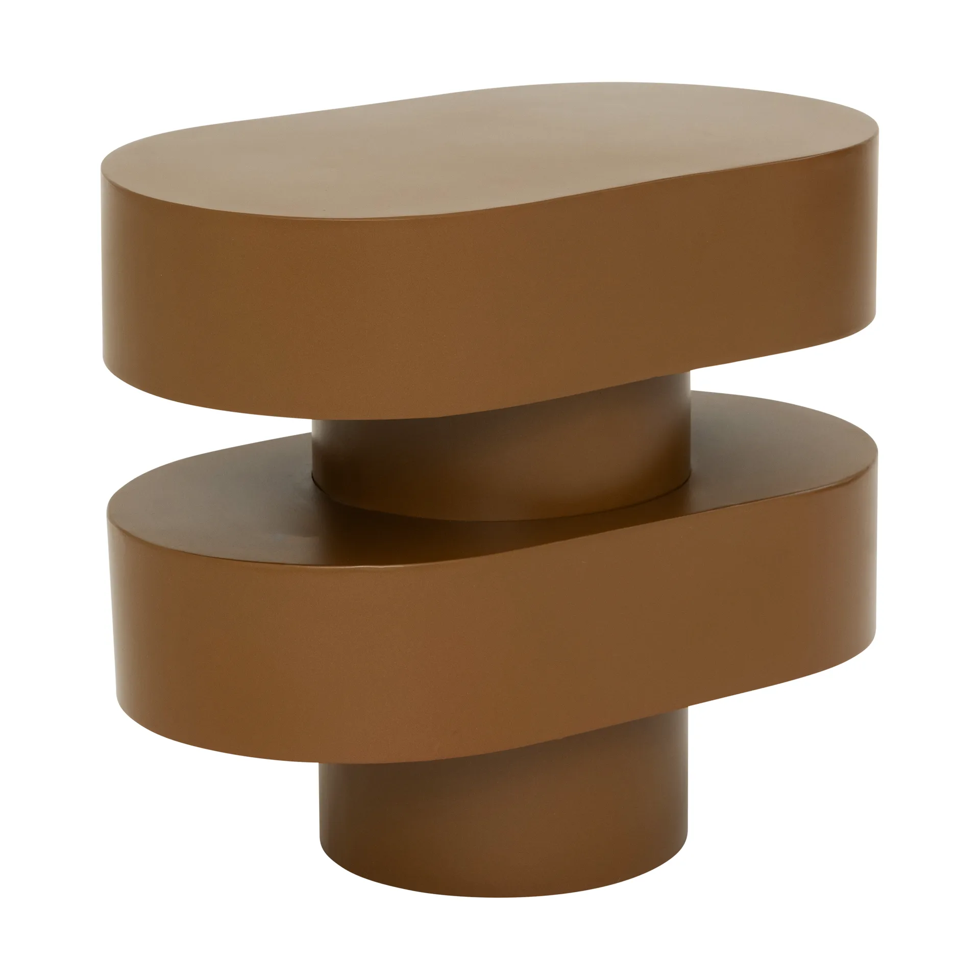 Ovaali πλαϊνό τραπέζι 34 cm, Golden brown URBAN NATURE CULTURE