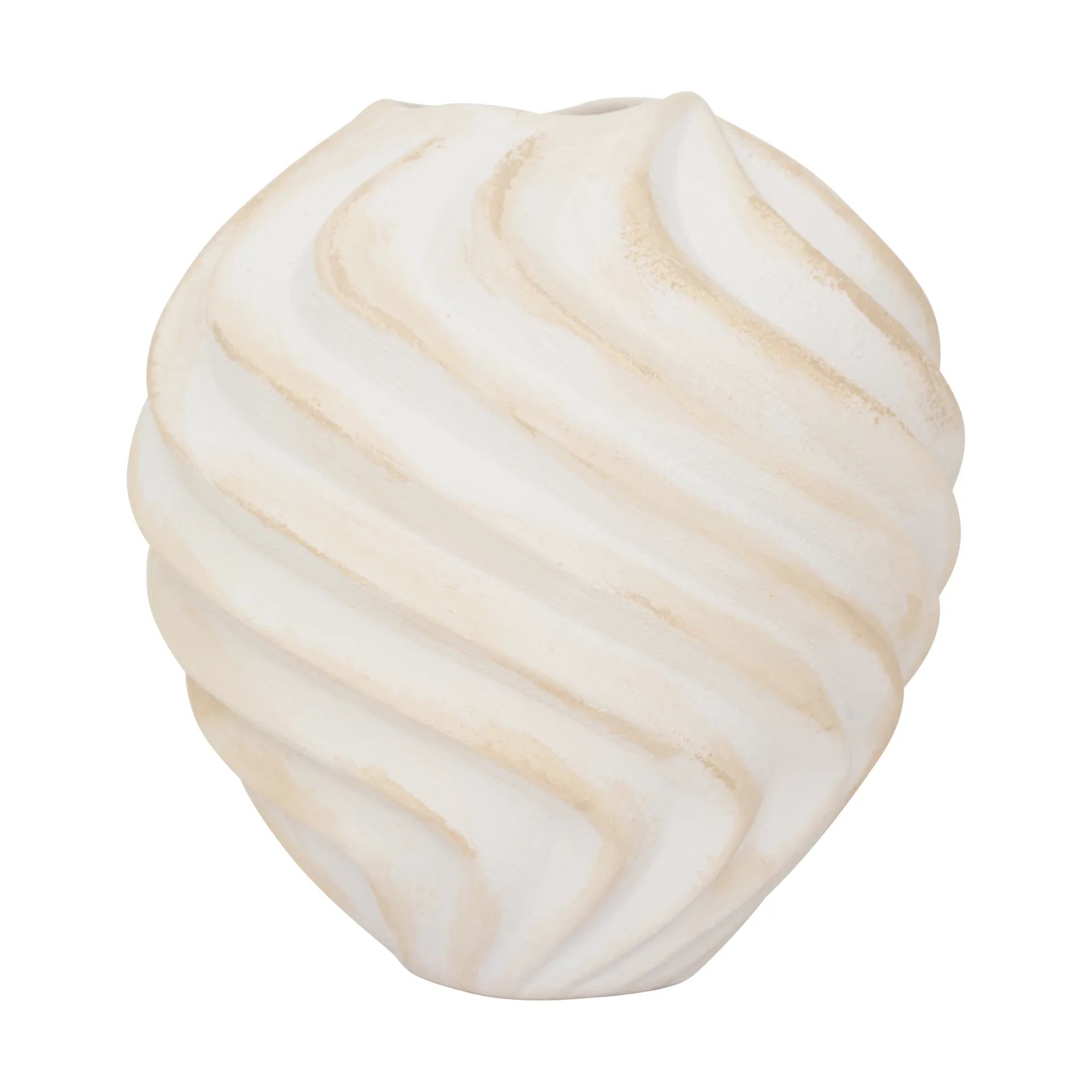 Βάζο Ribbed Ø22 cm, Brown URBAN NATURE CULTURE