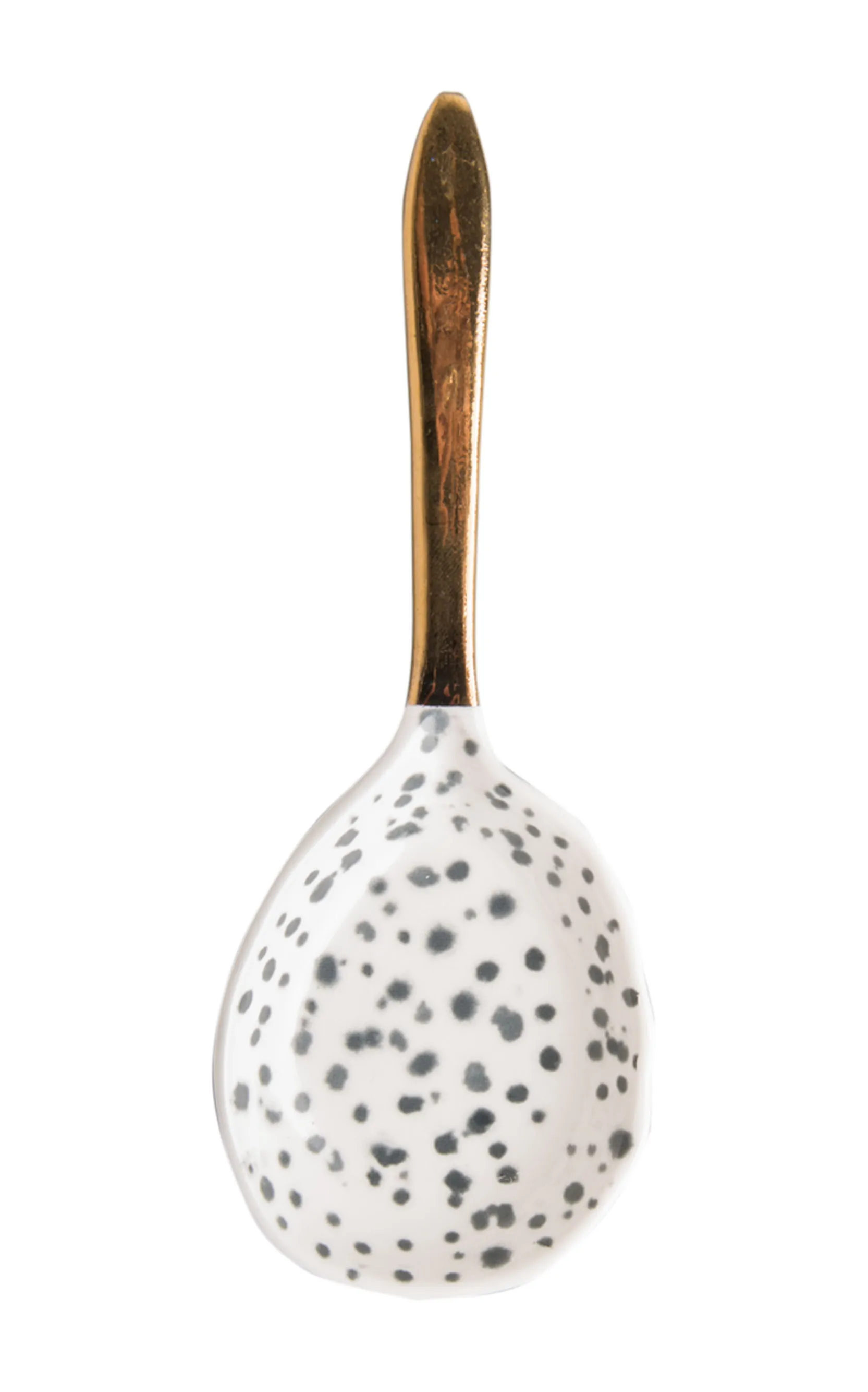 Spoon kuba πιάτο σερβιρίσματος 16 cm, Μαύρο-λευκό-χρυσαφί URBAN NATURE CULTURE