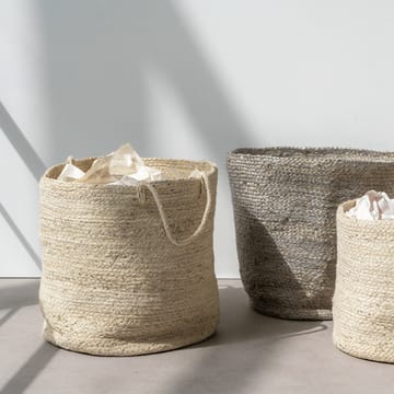 UNC καλάθι αποθήκευσης με λαβή Ø 40 cm - ξανθό - URBAN NATURE CULTURE