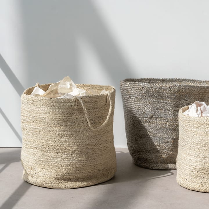UNC καλάθι αποθήκευσης με λαβή Ø 40 cm, ξανθό URBAN NATURE CULTURE