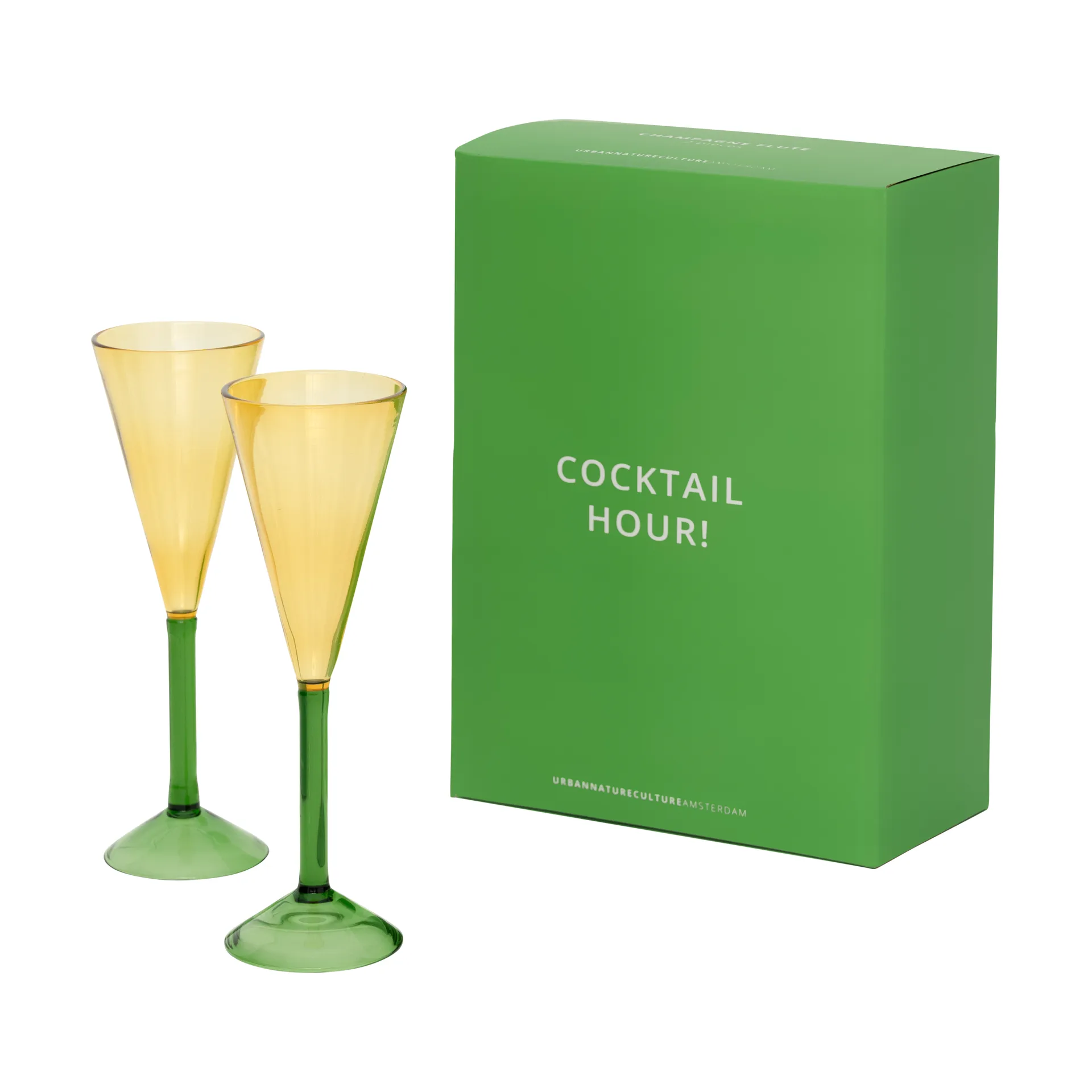 Σετ δώρου με ποτήρια σαμπάνιας Urban Nature Culture 2 τεμαχίων, Pink URBAN NATURE CULTURE