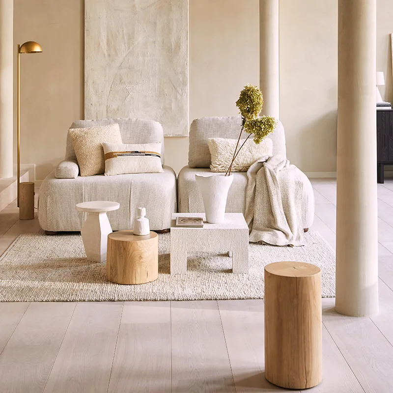 Veljet B βοηθητικό τραπεζάκι 45 cm, Sunkay wood URBAN NATURE CULTURE