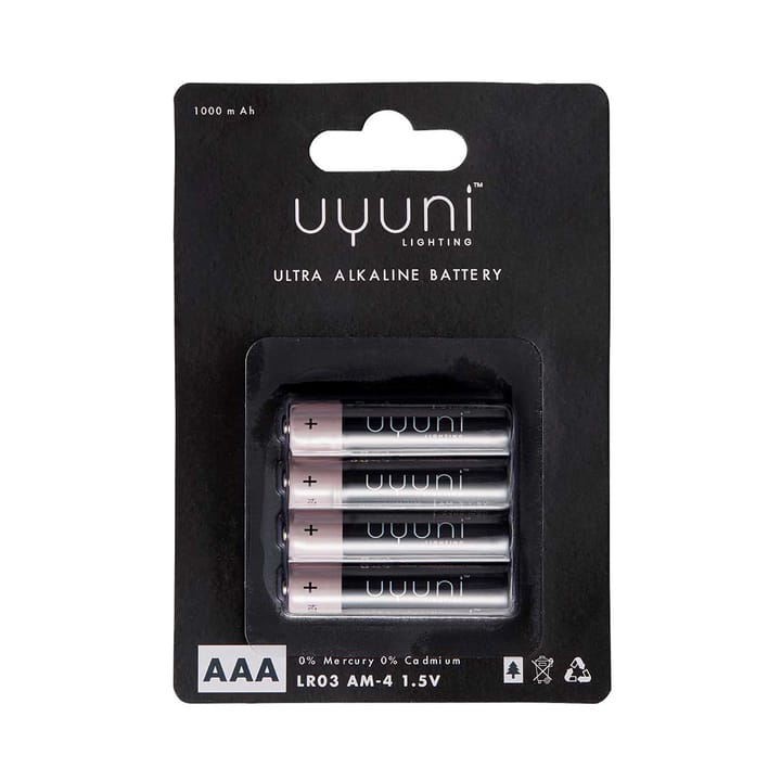 Μπαταρίες Uyuni, συσκευασία 4 τεμαχίων - AAA - Uyuni Lighting