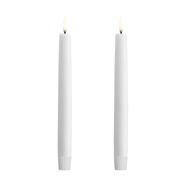 Uyuni LED λιανοκέρια λευκά Συσκευασία 2 τεμαχίων - Ø2,3x20 cm - Uyuni Lighting
