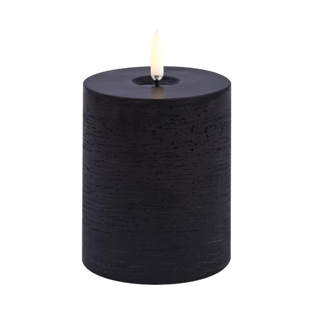 Uyuni LED κερί melted - Μαύρο ρουστίκ, Ø7,8x10 εκ. - Uyuni Lighting