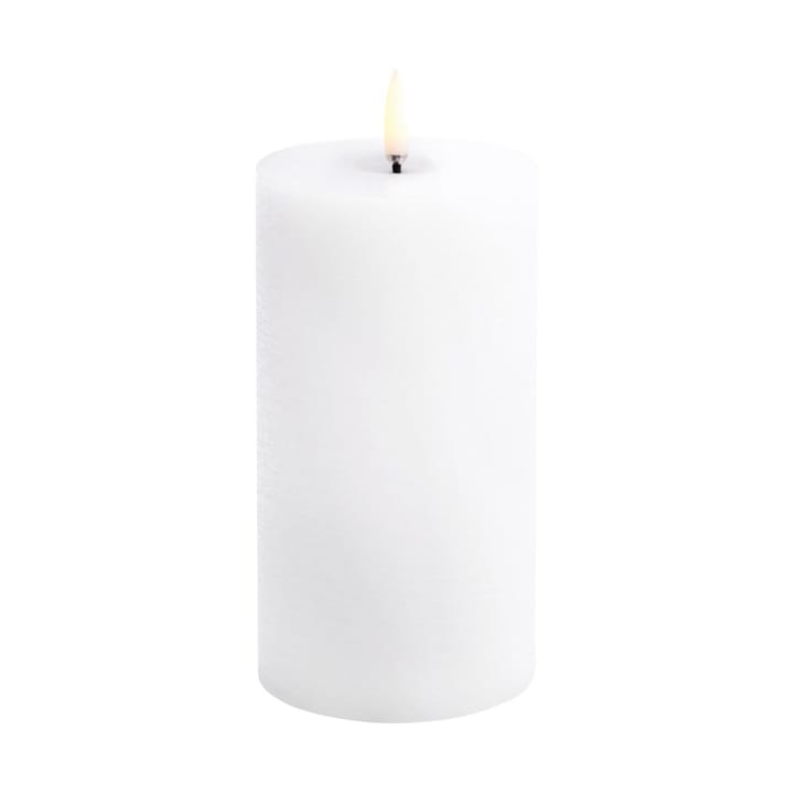 Uyuni LED κερί melted - Λευκό ρουστίκ, Ø7,8x15 εκ. - Uyuni Lighting
