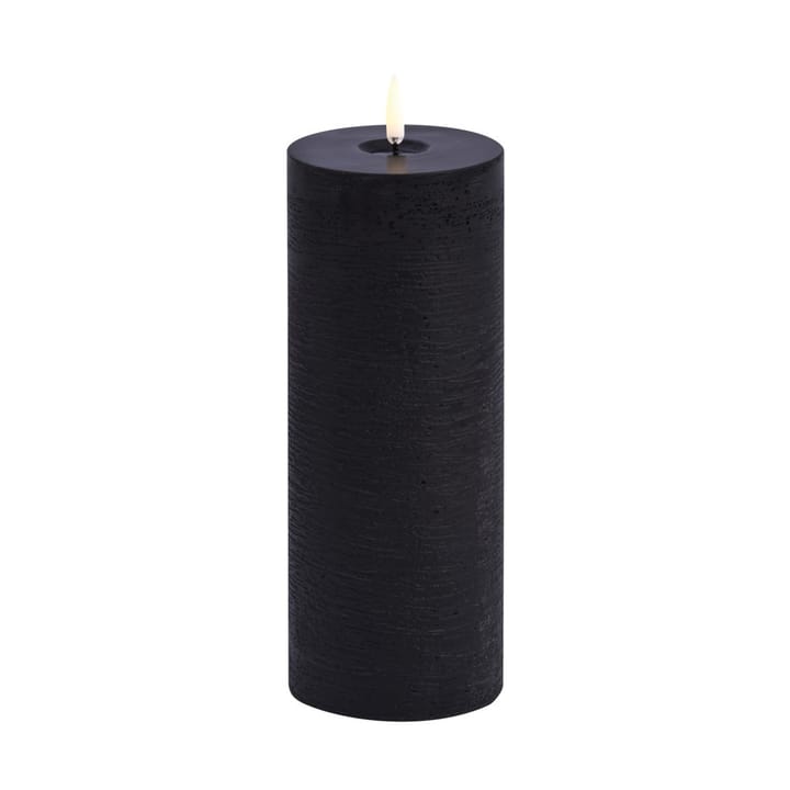 Uyuni LED κερί melted - Μαύρο ρουστίκ, Ø7,8x20 εκ. - Uyuni Lighting
